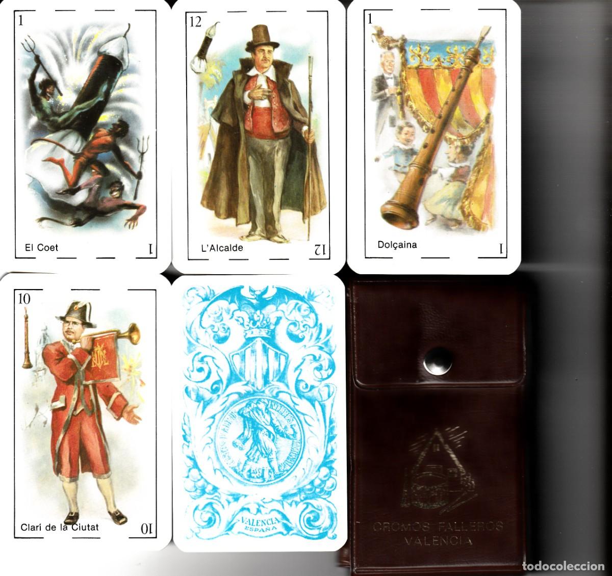 Barajas de cartas: BARAJA ESPA&Ntilde;OLA CROMOS FALLEROS - Foto 2