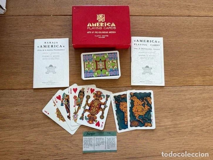 Barajas de cartas: Baraja Heraclio Fournier America Artes de la Am&eacute;rica Precolombina Teodoro Miciano