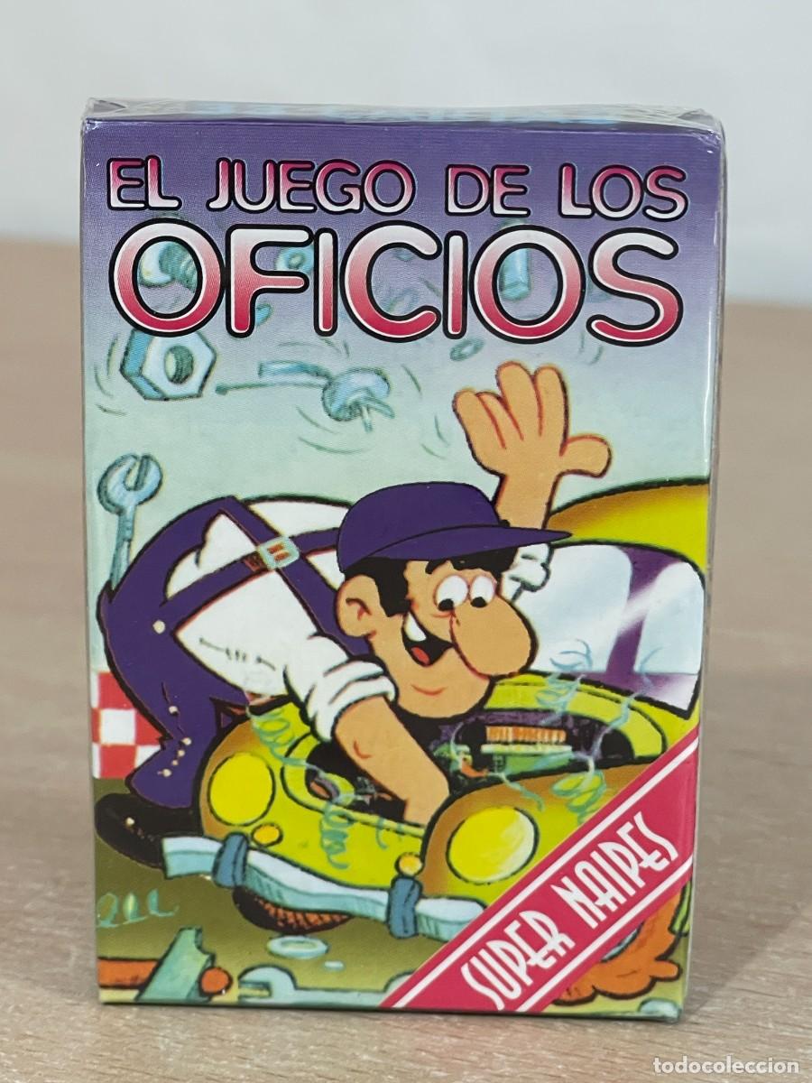 Barajas de cartas: Baraja Cartas infantil EL JUEGO DE LOS OFICIOS super naipes mec&aacute;nico electricista fontanero sastre
