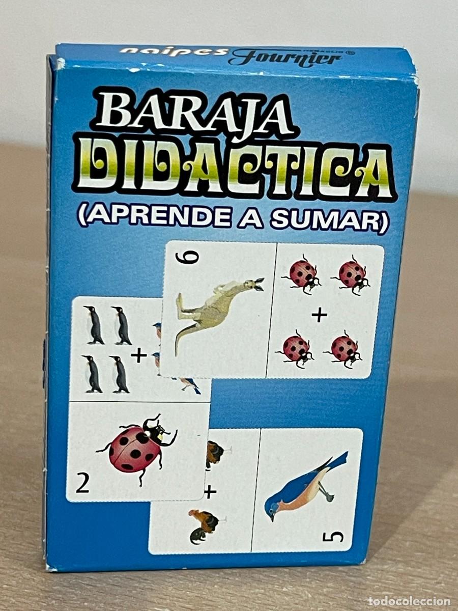 Barajas de cartas: Baraja Cartas infantil DIDACTICA Aprende a Sumar a&ntilde;o 1999 Made in Spain Heraclio Fournier naipes