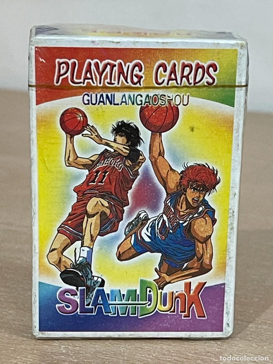 Barajas de cartas: Baraja de P&oacute;ker rara SLAM DUNK Slamdunk Playing Cards naipes cartas Guanlangaoshou mates nba manga
