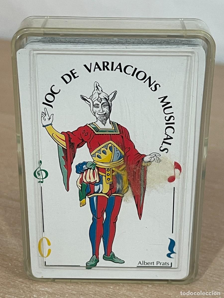 Barajas de cartas: Baraja Naipe Espa&ntilde;ol JOC DE VARIACIONS MUSICALS Albert Prats 1&ordf; Edici&oacute;n Barcelona 1993 naipes cartas