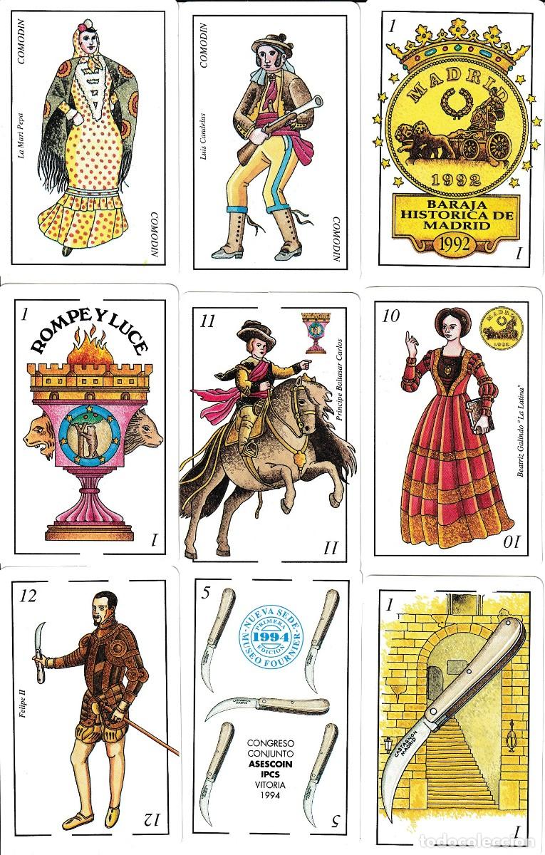 Barajas de cartas: BARAJA ESPA&Ntilde;OLA HISTORICA DE MADRID 1&ordf; EDICION