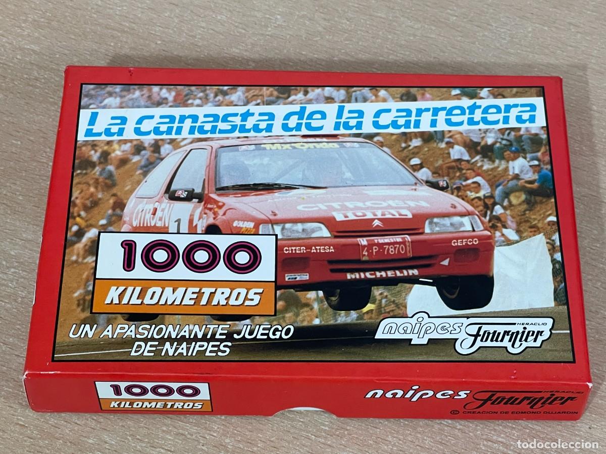 Barajas de cartas: Baraja Naipes LA CANASTA DE LA CARRETERA 1000 KILOMETROS 1995 Dujardin Made in Spain Fournier cartas