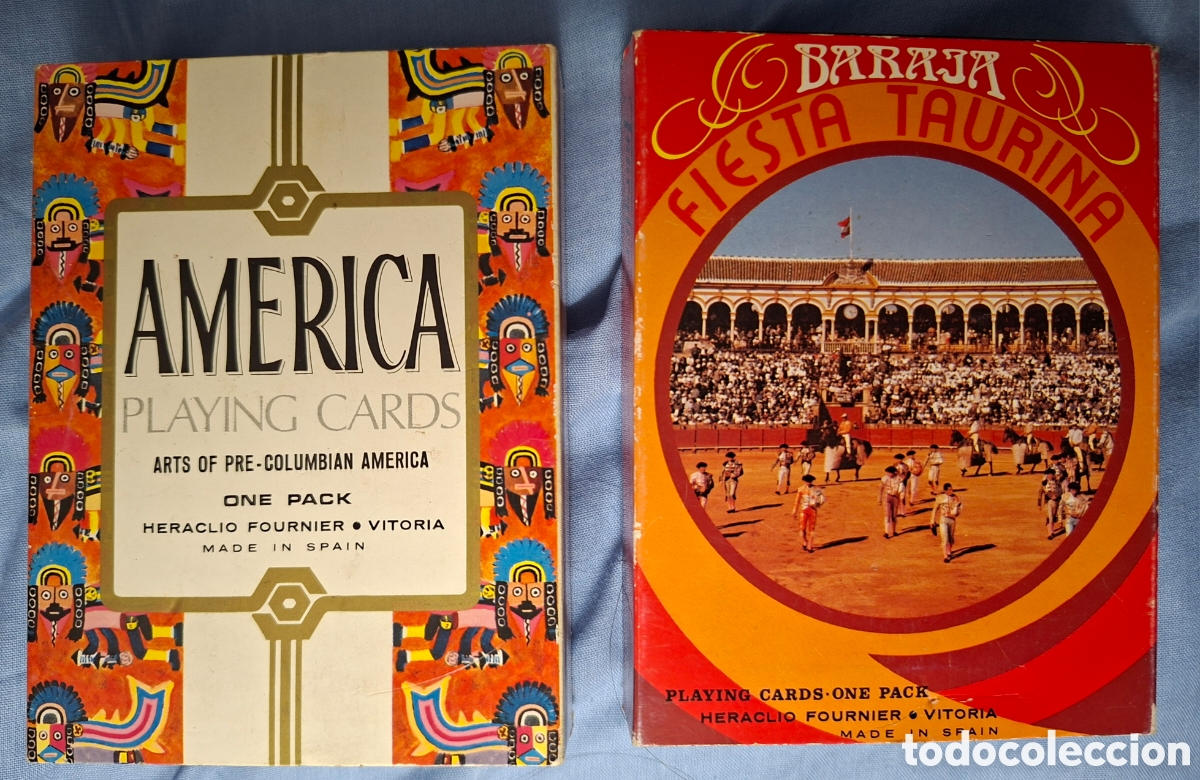 Barajas de cartas: Barajas Fournier Am&eacute;rica Precolombina y Fiesta Taurina