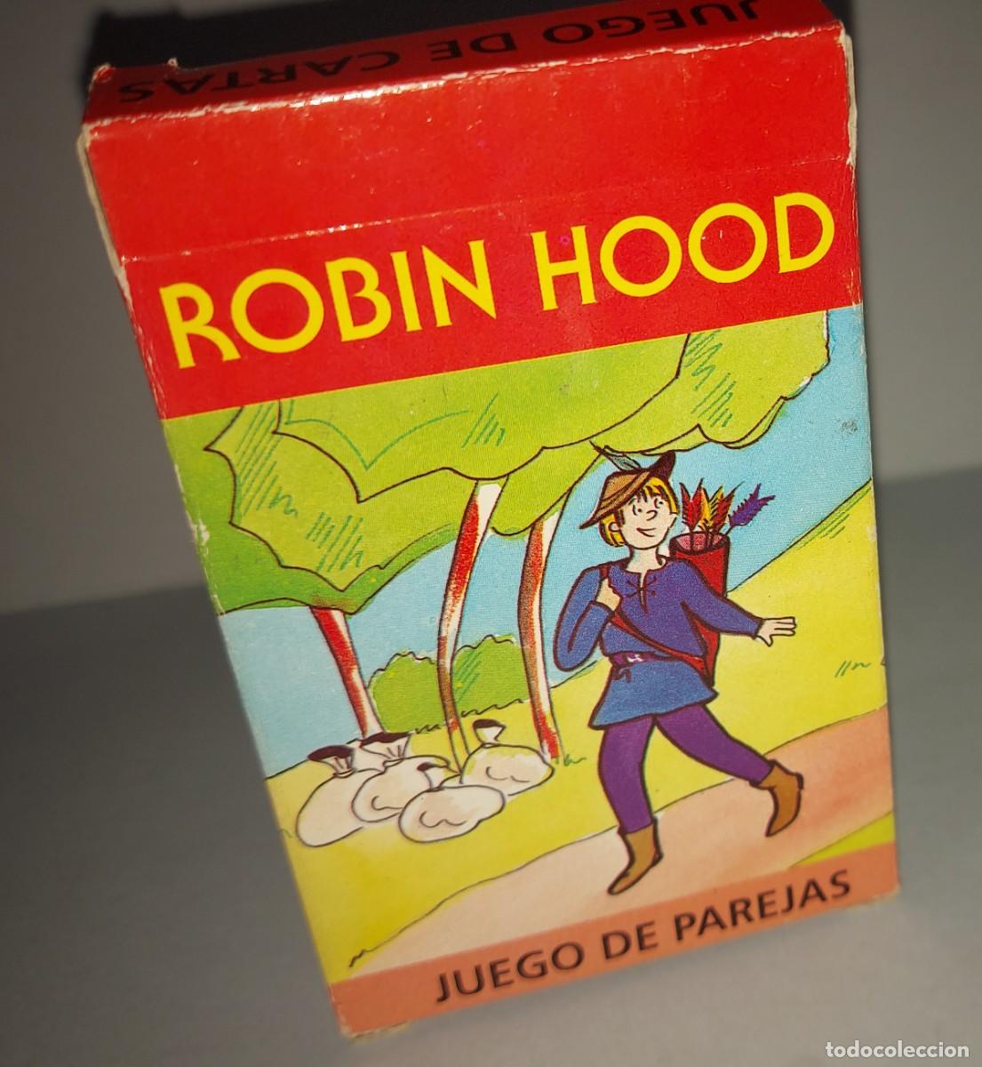 Barajas de cartas: BARAJA DE CARTAS JUEGO DE PAREJAS ROBIN HOOD VARITEMAS