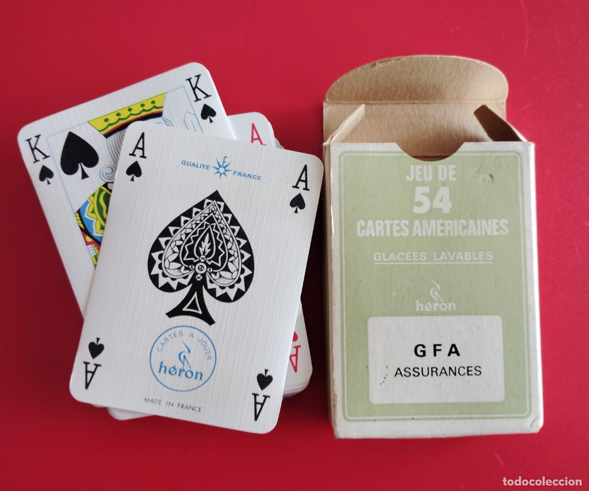 Barajas de cartas: BARAJA POKER FRANCESA. SEGUROS GFA. EL ENVIO ESTA INCLUIDO .