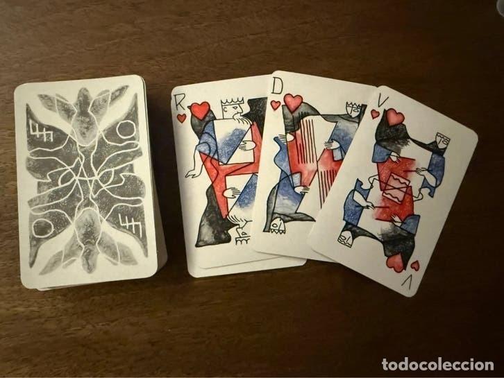 Barajas de cartas: Rara baraja cubista Ren&eacute;e Sturbelle Brepols Turnhout 1947 52 cartas + joker art d&eacute;co