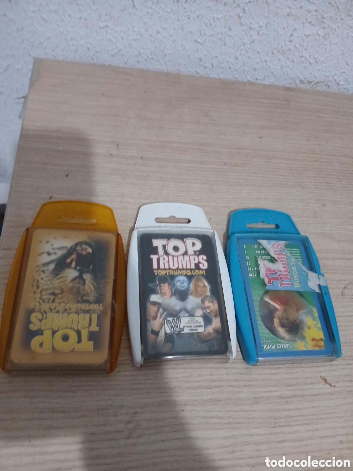 Barajas de cartas: 3 CARTAS COLECTIONABLES TOP TRUMPS,,VER FOTOS