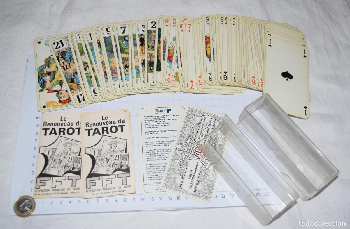 Barajas de cartas: TAROT SUPERLUXE - Editions BREPOLS Paris - FFT, F&eacute;d&eacute;ration Fran&ccedil;aise, caja e instrucciones - &iexcl;Mira!