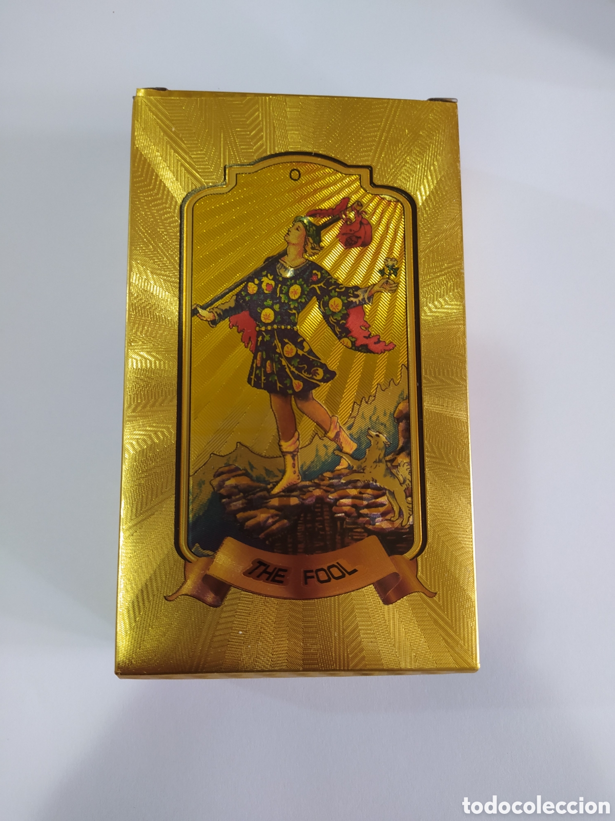 Barajas de cartas: Tarot Universal Waite dorado a estrenar, tama&ntilde;o grande de 12x7 cm. &iexcl;Compra el tuyo!