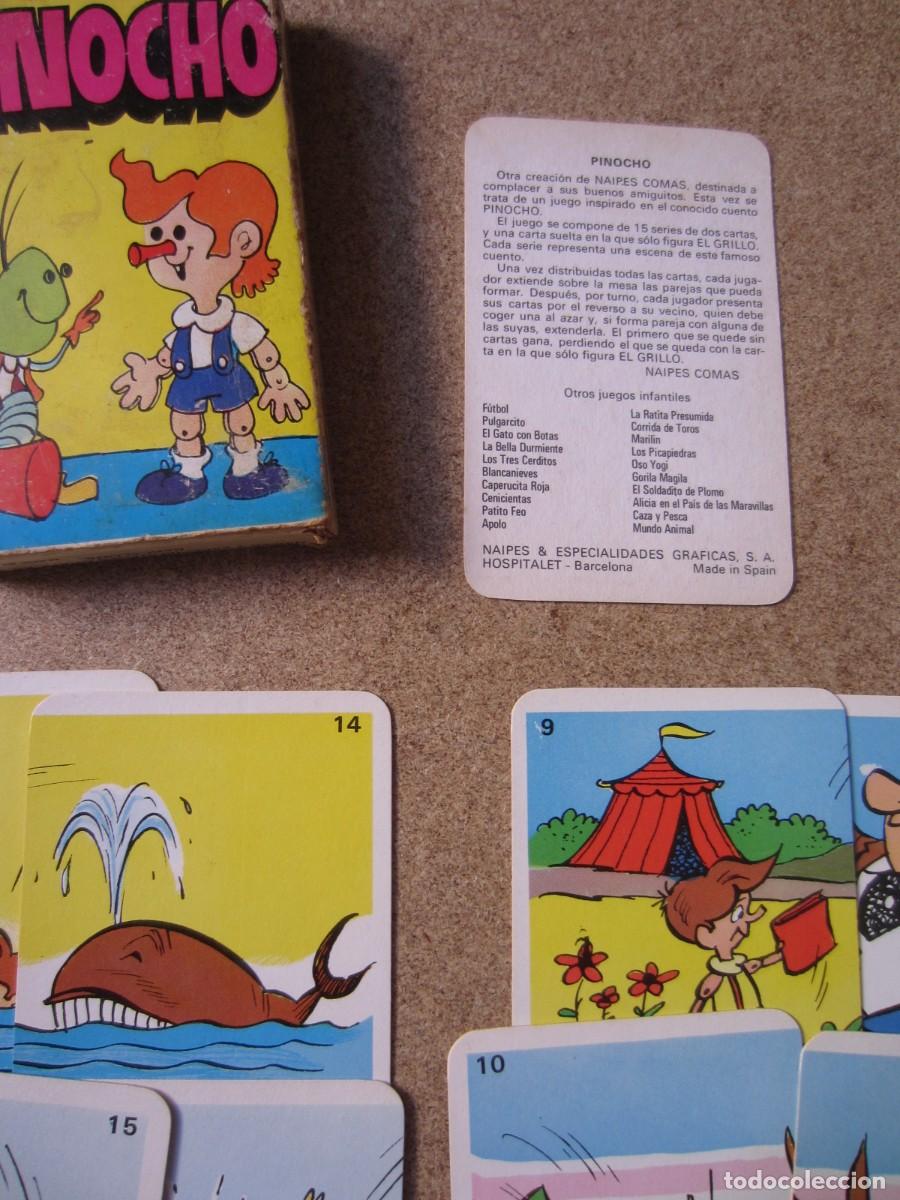 Barajas de cartas: Baraja de Cartas Pinocho (Naipes Comas)