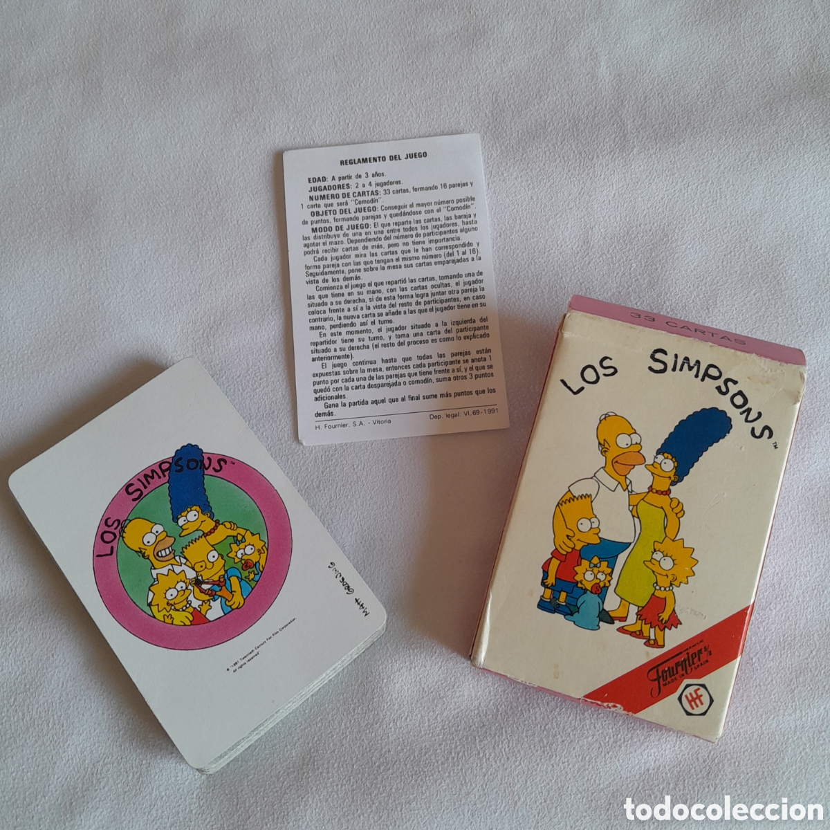Barajas de cartas: Baraja de Cartas Los Simpson - Heraclio Fournier
