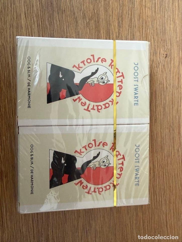 Barajas de cartas: Joost Swarte Krolse Katten Kaarten 1995 doble baraja nueva precintada