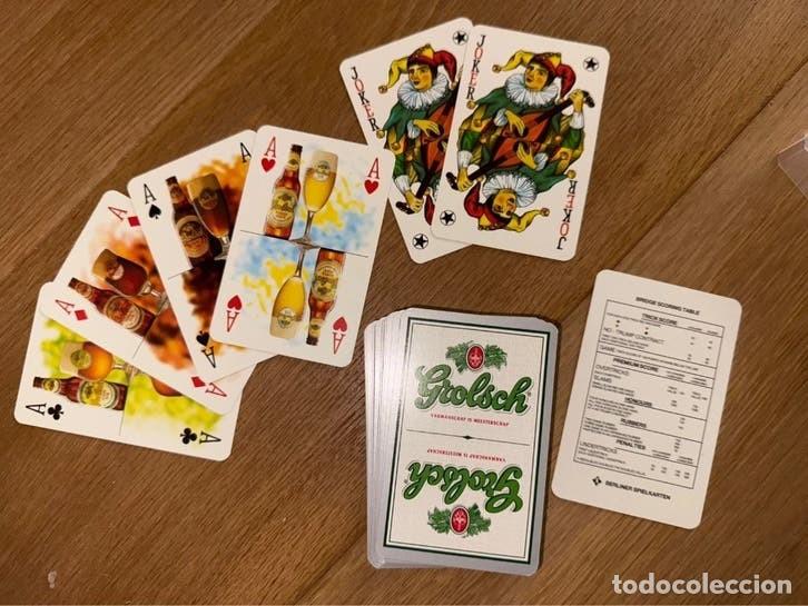 Barajas de cartas: Baraja publicitaria cerveza Grolsch Berliner Spielkarten vintage