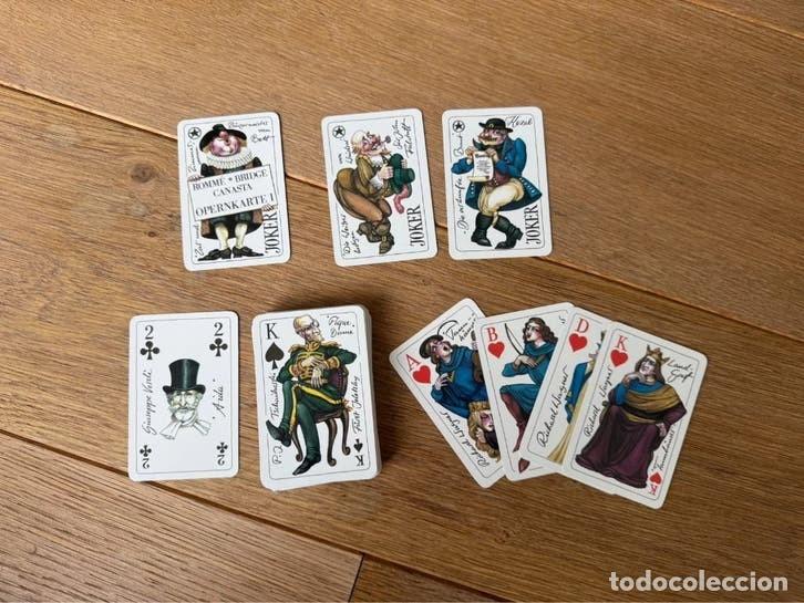 Barajas de cartas: Baraja Opernkarte I Peter Becker Altenburger DDR tema &oacute;pera