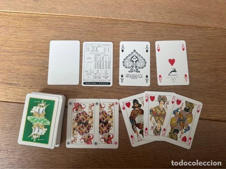 Barajas de cartas: Baraja Modiano World Bridge Trieste 1966 vintage edici&oacute;n original