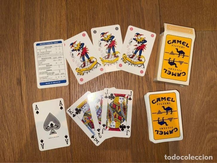 Barajas de cartas: Baraja publicitaria Camel Filters vintage Made in Belgium