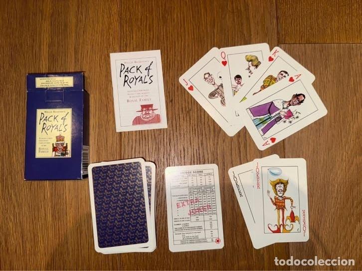 Barajas de cartas: Baraja sat&iacute;rica Pack of Royals Willie Rushton caricaturas Piatnik 1995