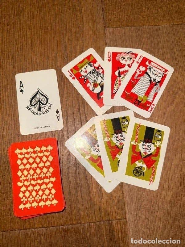 Barajas de cartas: Baraja Neiman Marcus Piatnik 1961 Far West vaqueros humor&iacute;stica