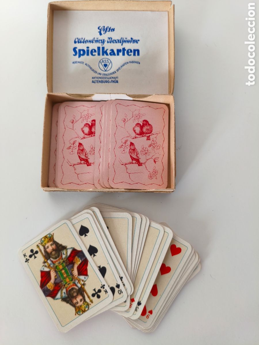 Barajas de cartas: Baraja de cartas Patience (solitario) de la ic&oacute;nica casa alemana ASS