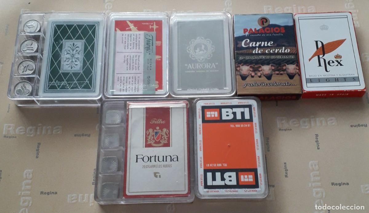 Barajas de cartas: Naipe espa&ntilde;ol publicitario. 7 ud. Fournier.