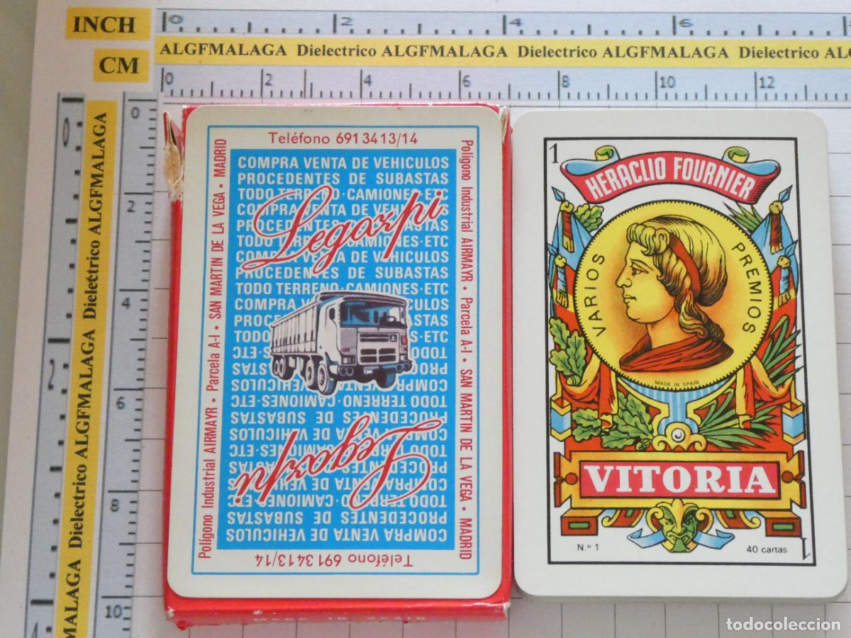Barajas de cartas: BARAJA CARTAS ESPA&Ntilde;OLA. FOURNIER CAMI&Oacute;N PEGASO. LEGAZPI MADRID. 90GR