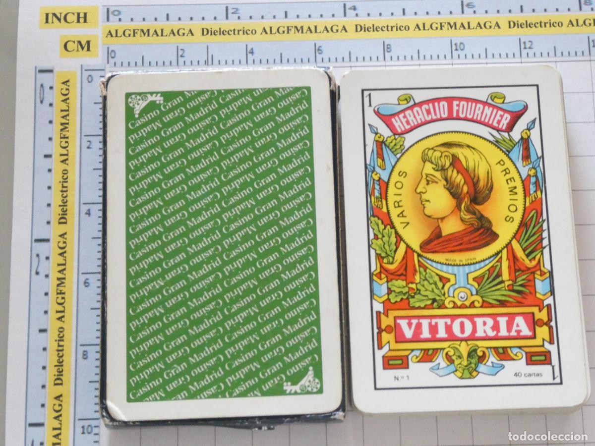 Barajas de cartas: BARAJA DE CARTAS ESPA&Ntilde;OLA. FOURNIER. GRAN CASINO MADRID. 80GR