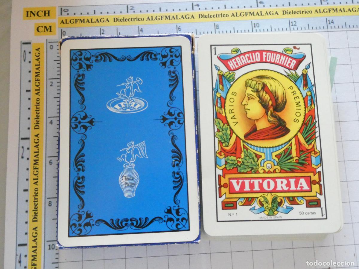 Barajas de cartas: BARAJA CARTAS P&Oacute;KER ESPA&Ntilde;OLA. FOURNIER CASINO MONTE PICAYO. 100GR