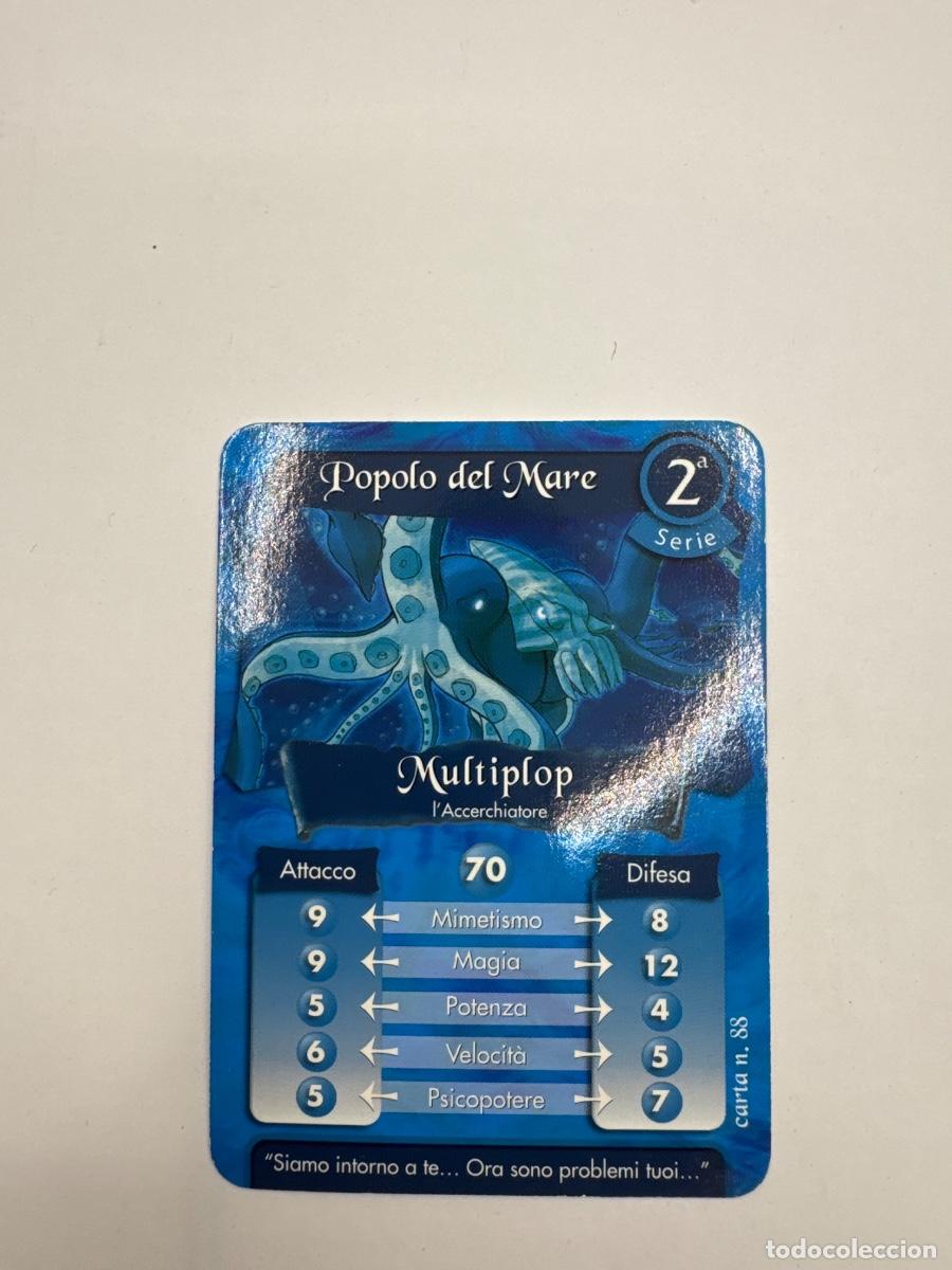 Barajas de cartas: GORMITI &ndash; MULTIPLOP L&rsquo;ACCERCHIATORE &ndash; 2&ordf; SERIE &ndash; POPOLO DEL MARE &ndash; CARTA ORIGINAL ITALIANA