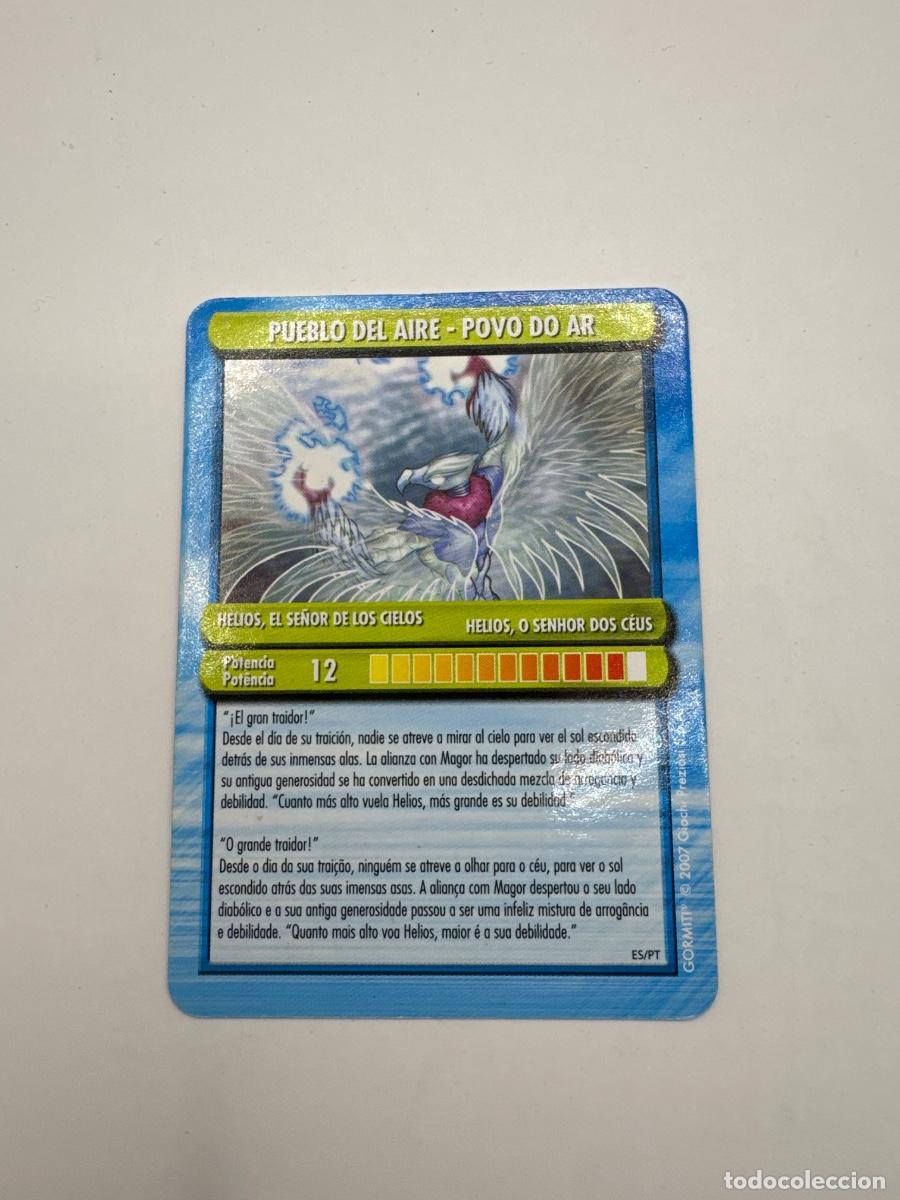 Barajas de cartas: GORMITI &ndash; HELIOS EL SE&Ntilde;OR DE LOS CIELOS &ndash; PUEBLO DEL AIRE &ndash; CARTA ESPA&Ntilde;OL PORTUGU&Eacute;S &ndash; 2007