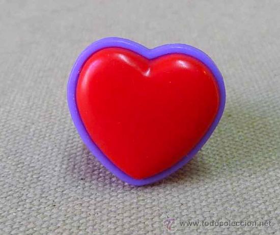 Barbie y Ken: ANILLO DE CORAZON, DE BARBIE, DE LOS 90s - Foto 1