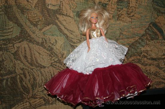 Barbie y Ken: VESTIDO MU&Ntilde;ECA BARBIE - Foto 2