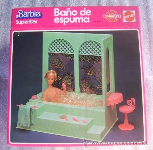 Barbie y Ken: Ba&ntilde;o de Espuma Barbie Superstar Congost 1978