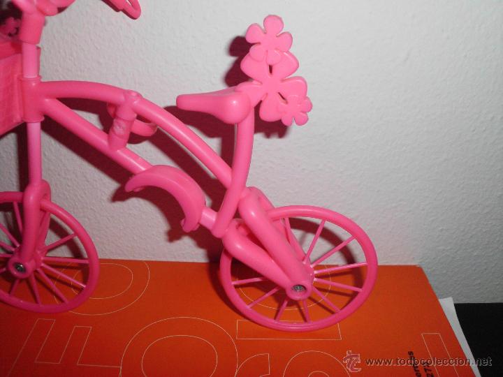 Barbie y Ken: bicicleta rosa mu&ntilde;eca barbie - Foto 6