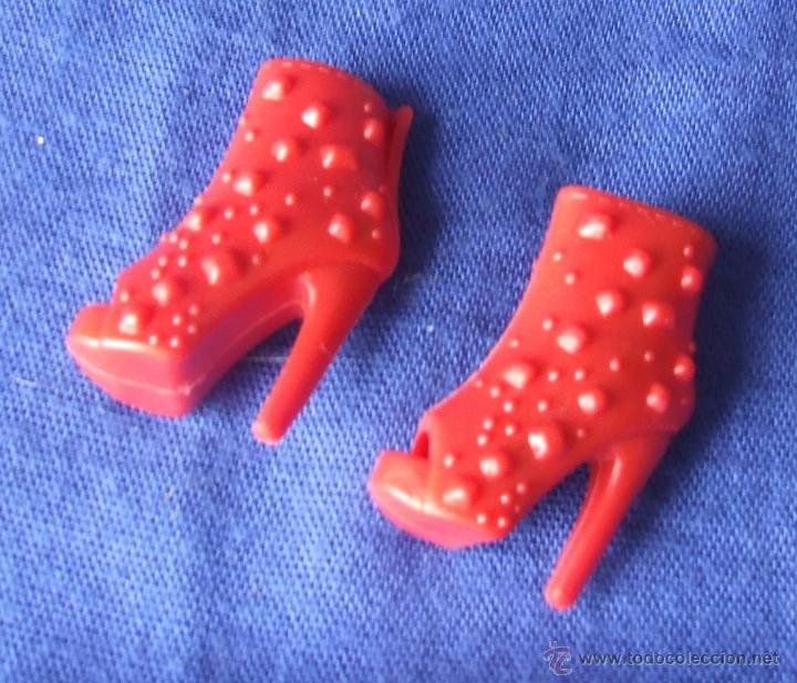 z54 - botines rojos tacon alto para barbie - Vendido en Venta Directa -  45464341