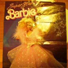 Barbie y Ken: PÓSTER 'BARBIE SUPERSTAR' DE 1989, BUEN ESTADO