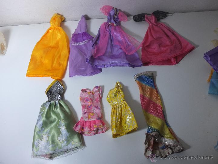 Lote De 8 Vestidos Para Muñeca Barbie Comprar Barbie Y Ken Vestidos Y Accesorios En 