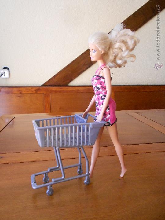 Barbie y Ken: ANTIGUO CARRITO DE LA COMPRA DE BARBIE - Foto 5