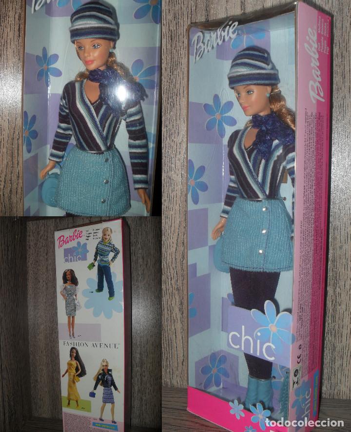 Barbie y Ken: Mu&ntilde;eca Barbie Chic Mattel 1999 NRFB - Foto 2
