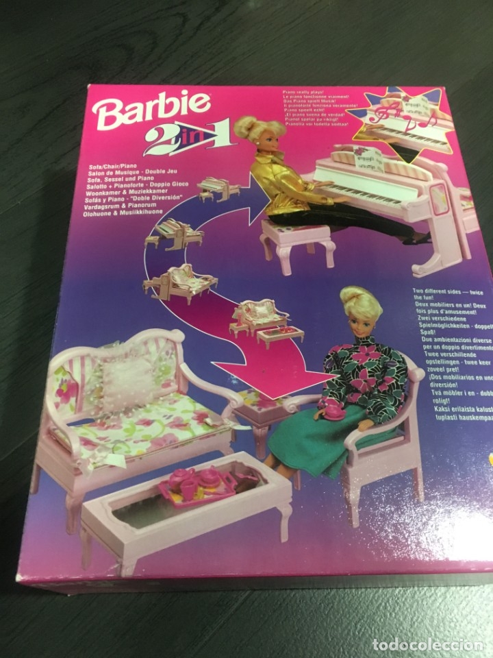 barbie piano set