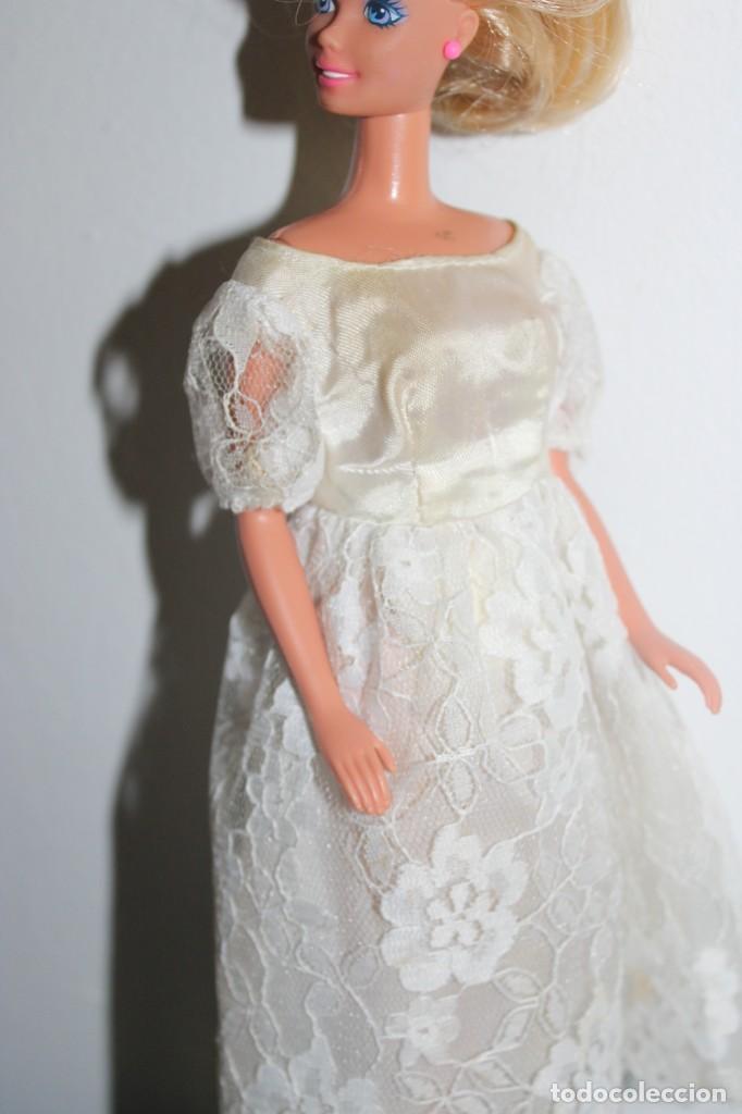 vestido de novia tejido para barbie