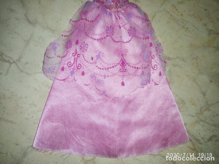 Barbie y Ken: Vestido de mu&ntilde;eca Barbie princesa - Foto 3