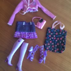 Barbie y Ken: BARBIE LOTE MUÑECA ROPA ZAPATOS BOLSO BOTAS. Lote 312507203