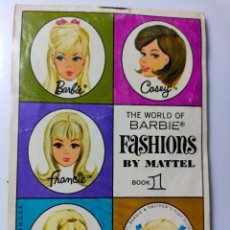 Barbie y Ken: ANTIGUO FOLLETO O CATÁLOGO. VESTIDOS O CONJUNTOS DE MUÑECA BARBIE MATTEL. AÑO 1966.. Lote 402351359