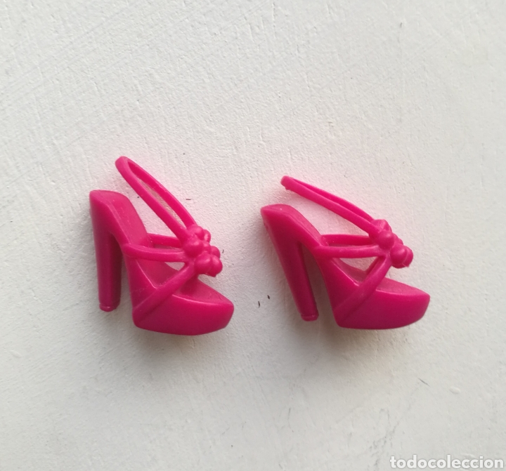 barbie zapatos sandalias tacón rosa fucsia - Comprar Barbie y Ken -  Vestidos y Accesorios en todocoleccion - 319534703