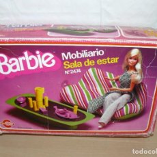 Barbie y Ken: CONGOST BARBIE MOBILIARIO SALA DE ESTAR Nº 2474 MADE IN SPAIN AÑO 1981 VINTAGE DOLL MATTEL CON CAJA. Lote 357280730
