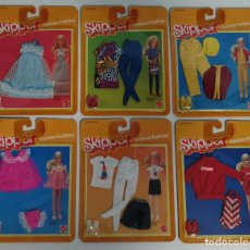 Barbie e Ken: LOTE VESTIDOS SKIPPER BARBIE ¡NUEVOS EN BLISTER! MATTEL AÑOS 80. Lote 361251340