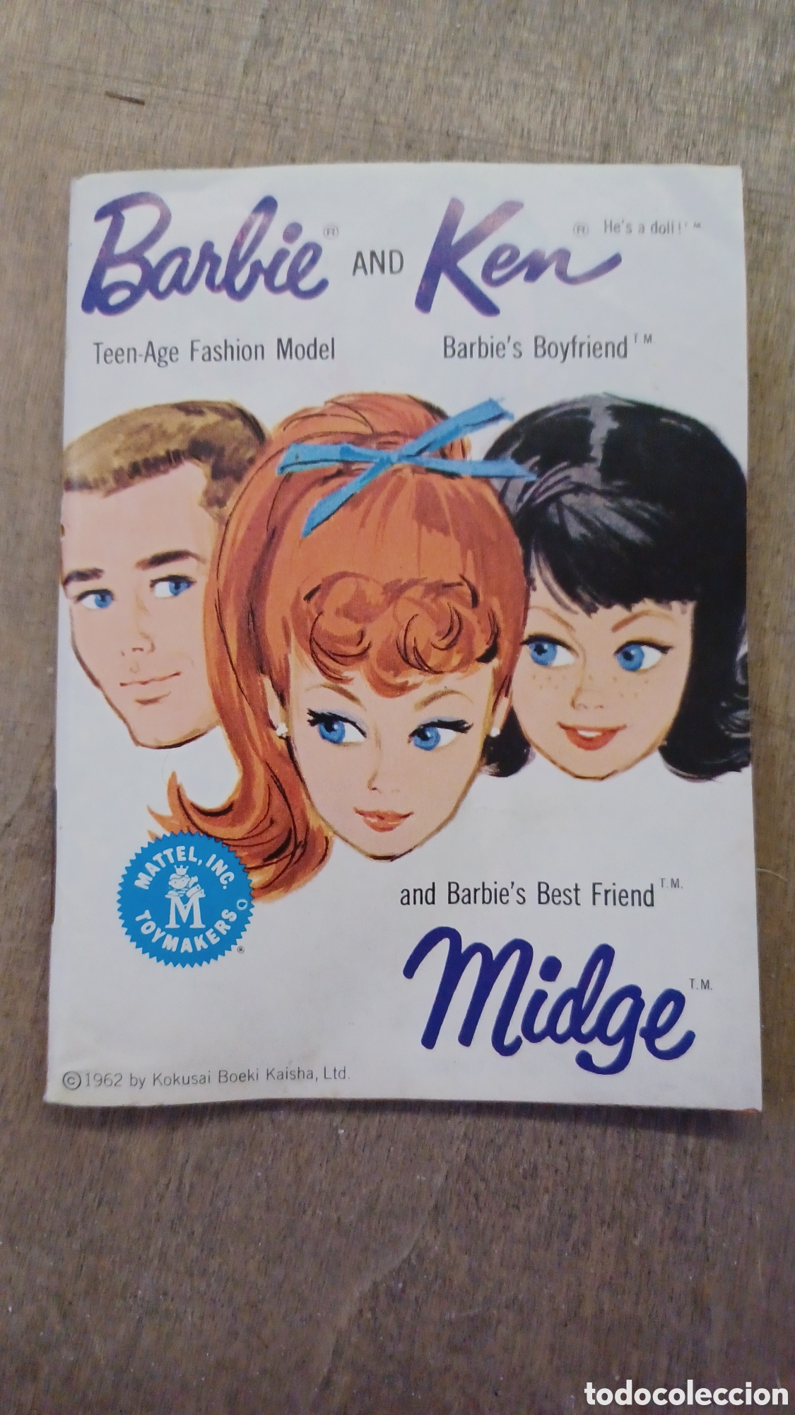 Barbie y Ken: Barbie cat&aacute;logo original 1962 - Foto 1