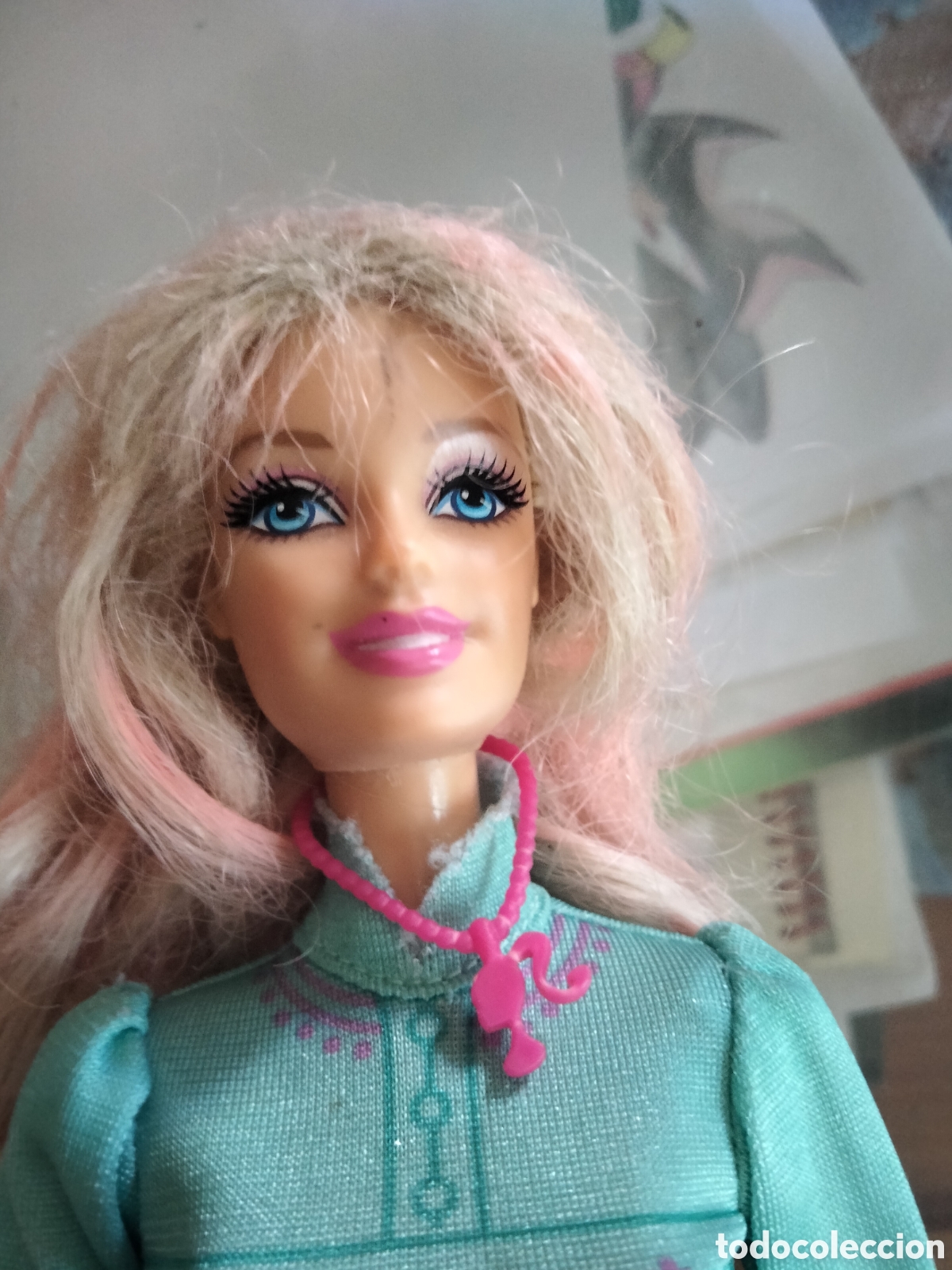 Barbie and Ken: Mu&ntilde;eca Barbie con vestido azul Elsa Princesa de las Nieves